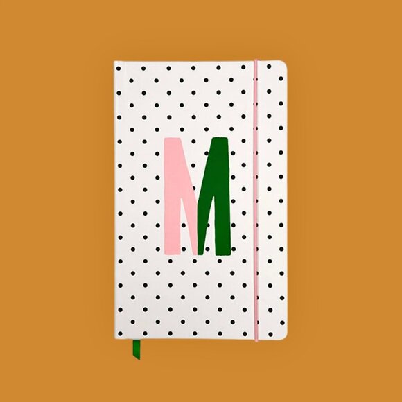 Kate Spade New York  Sparks of Joy Initial Notebook Letter "M" on Cover NEW - Picture 3 of 4